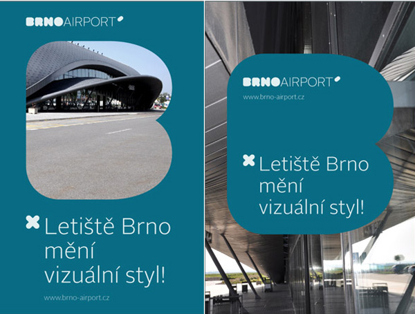 捷克共和国布尔诺机场（Brno Tuřany）新LOGO