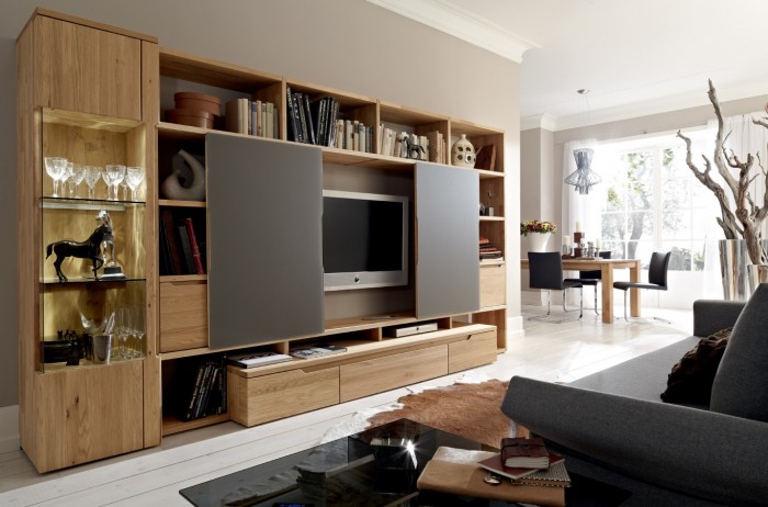 木制组合单元电视背景墙设计