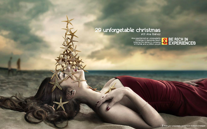 顶级品牌的圣诞节平面广告欣赏