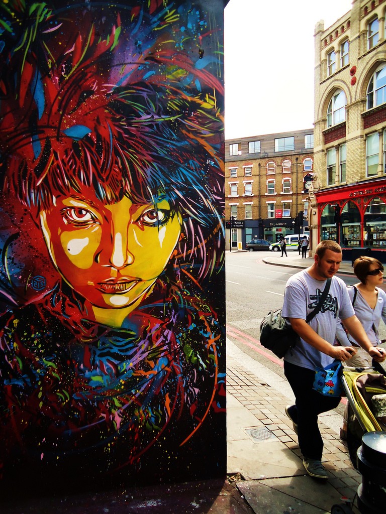 C215伦敦街头涂鸦艺术作品