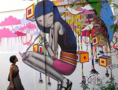 法国街头艺术家Seth城市街头壁画作品