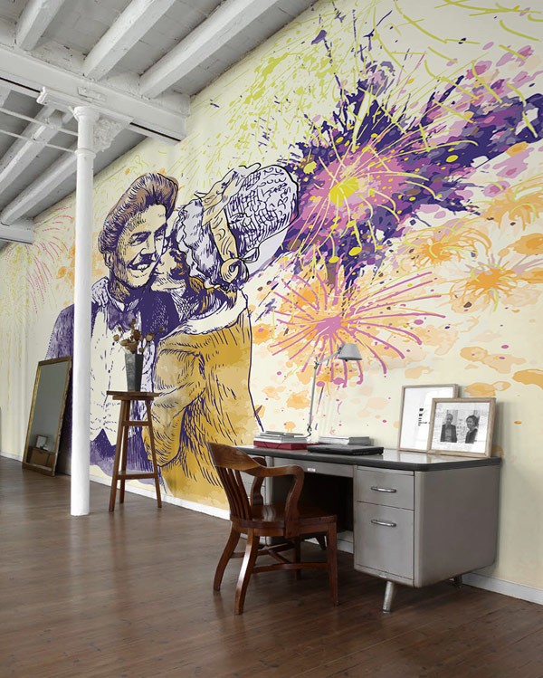 流利的线条 动感的色彩：PIXERS创意家居墙贴壁画