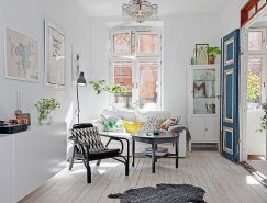 斯德哥爾摩52平米復古風格純白公寓
