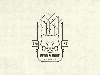 标志设计元素运用实例：熊(二)