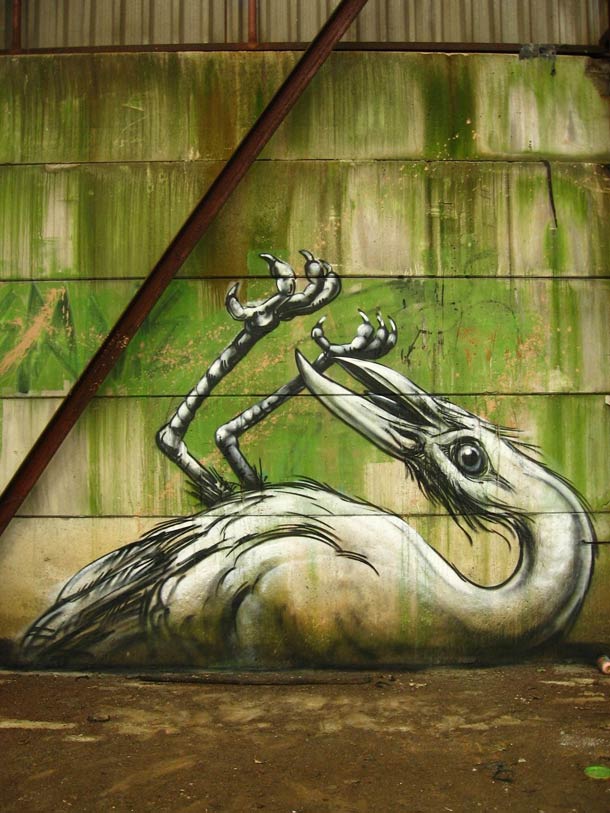 比利时街头艺术家ROA作品欣赏