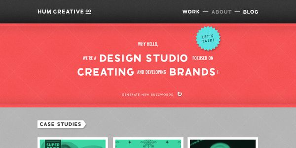 35个创意单页面网站设计