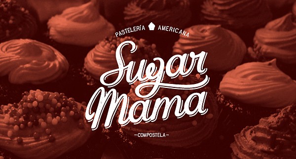 品牌设计欣赏：Sugar Mama甜品店
