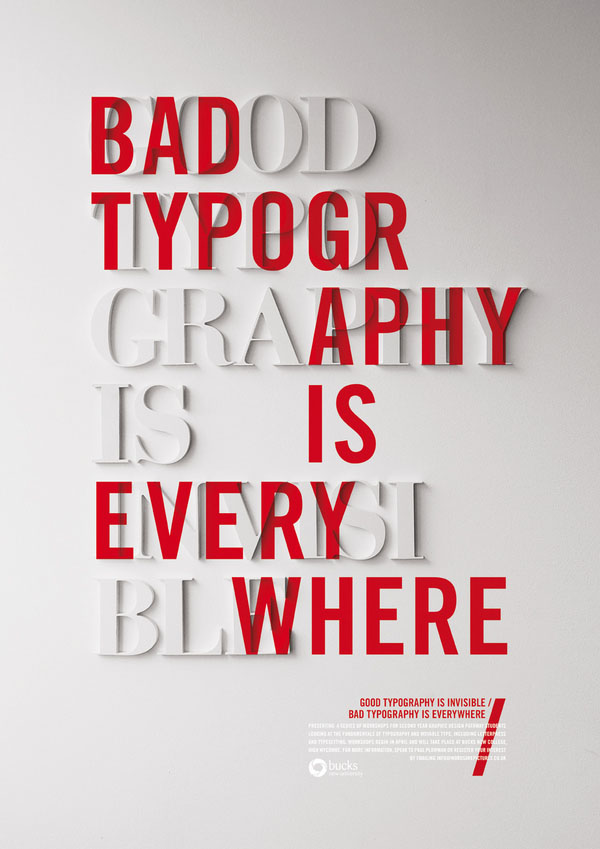 28个国外创意字体设计欣赏