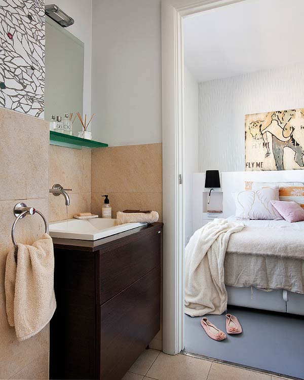巴塞罗那舒适简约的顶层小公寓设计