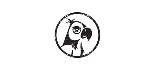 标志设计元素运用实例：鹦鹉(2)