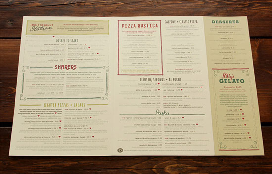 国外餐厅和咖啡厅菜单设计欣赏