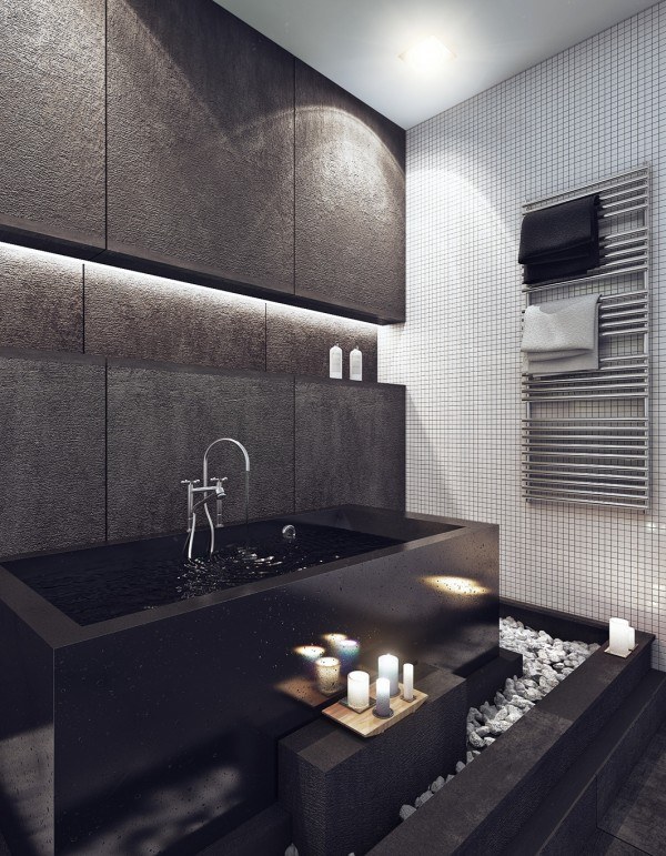 黑与白：2种不同风格的现代公寓设计