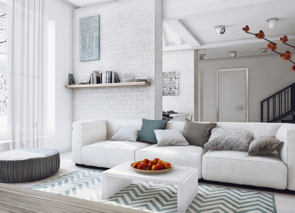 黑与白：2种不同风格的现代公寓设计