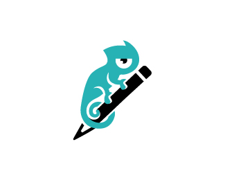 标志设计元素运用实例：蜥蜴