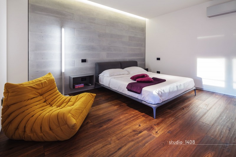 罗马尼亚现代简约的V公寓设计