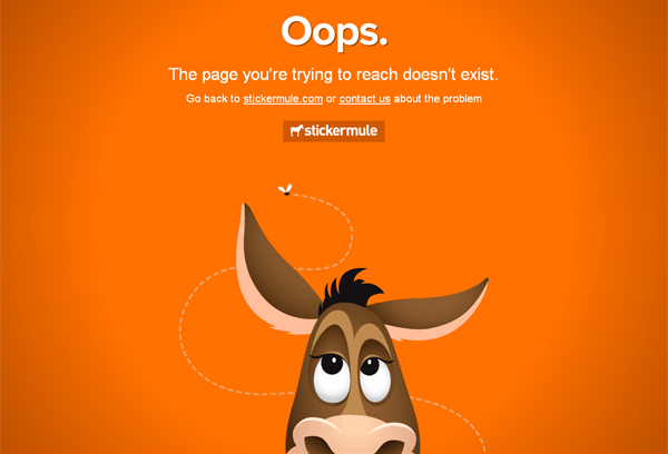 50个有趣的创意404页面设计
