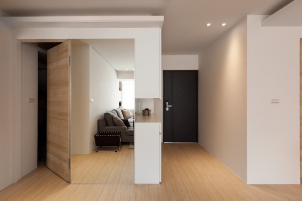 最大化空间的简约风格公寓设计