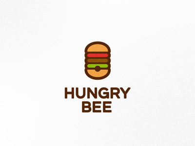 标志设计元素运用实例：汉堡