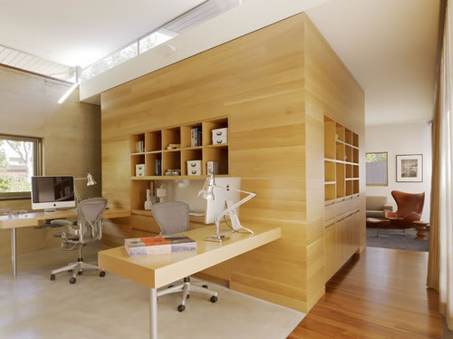 18个极简风格家庭办公室设计