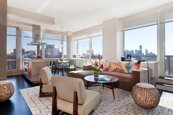 美丽的曼哈顿天际线：纽约现代高层公寓设计
