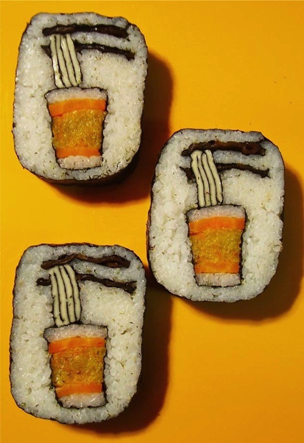 Tama-chan惊人的创意寿司作品