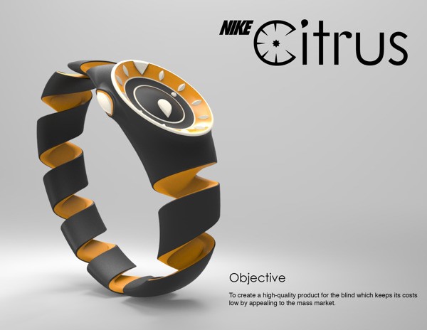 Nike Citrus 橘皮运动概念手表设计