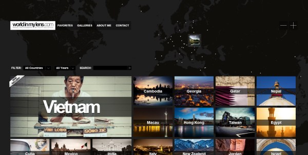 30个国外摄影师作品展示网站设计