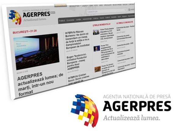 羅馬尼亞國家通訊社Agerpres啟用新Logo