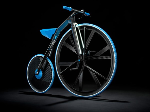 DING3000设计:1865复古概念电动自行车