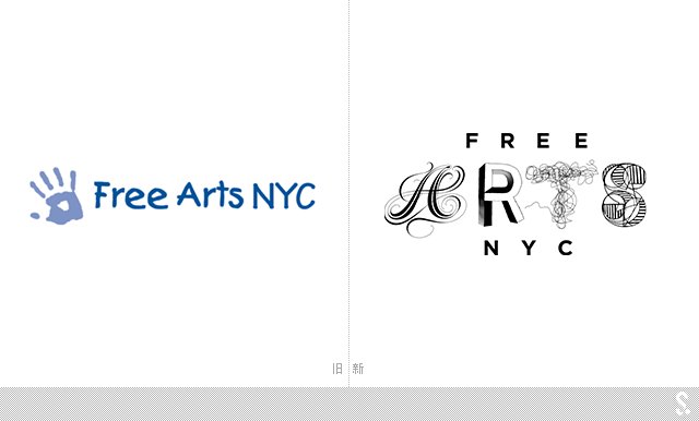 紐約自由藝術機構（Free Arts NYC）新LOGO