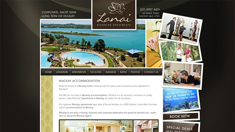 漂亮的酒店和度假村网站设计欣赏