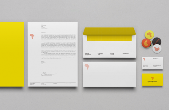 非盈利性组织Speak Up Africa视觉形象设计