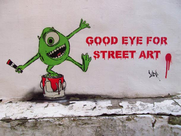 英国街头艺术家JPS创意街头小品