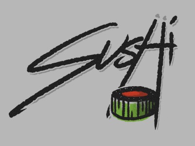 标志设计元素运用实例：寿司(二)