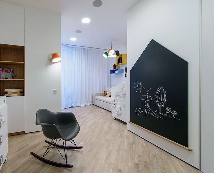 乌克兰200平米开放式公寓空间设计