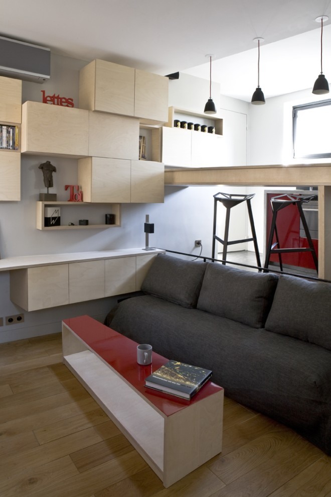 巴黎16平米小公寓的空间利用