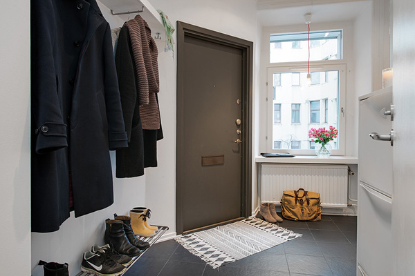 瑞典100平米纯白公寓欣赏