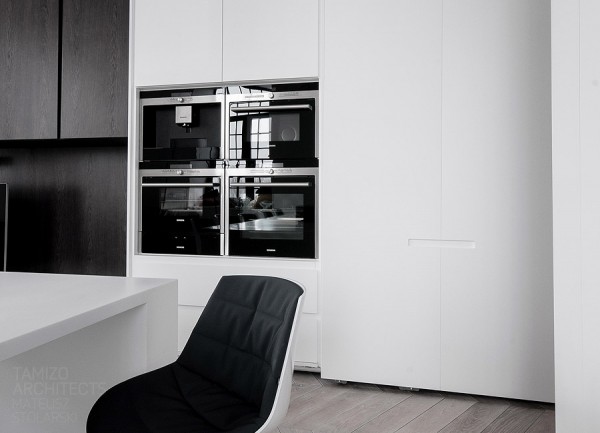 黑白两色简约风格公寓设计欣赏
