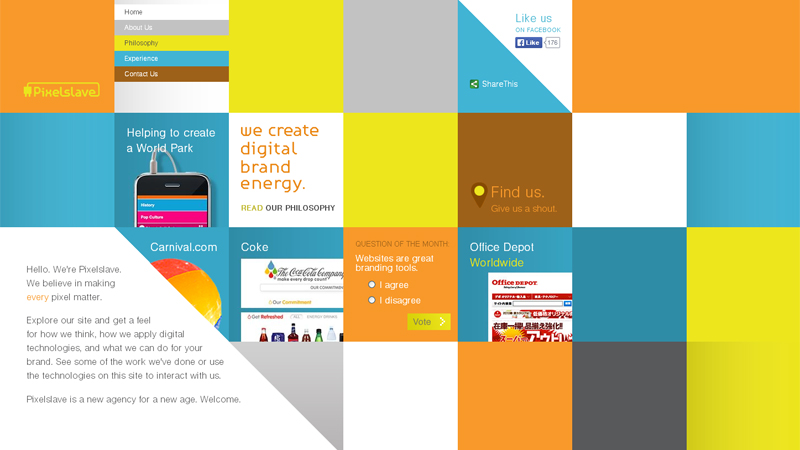 40个优秀的设计机构与设计师互动网页欣赏