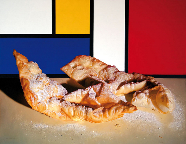 Luigi Benedicenti逼真的超写实主义食品绘画