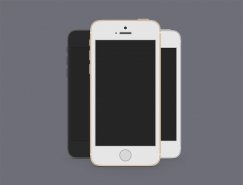 iPhone 5S扁平化风格PSD素材