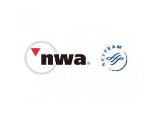 nwa美国西北航空公司标志矢量图