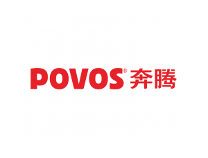 povos奔腾电器logo标志矢量图