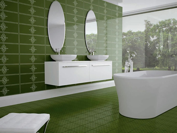 65个漂亮的浴室瓷砖欣赏