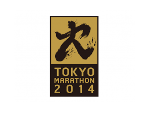 2014东京马拉松会徽logo矢量图