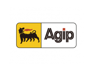 润滑油品牌Agip标志矢量图
