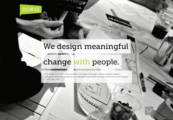 网页设计趋势:使用工作环境背景图片的网站欣赏