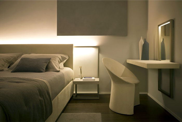 时尚的现代公寓设计:LED照明与家具的融合