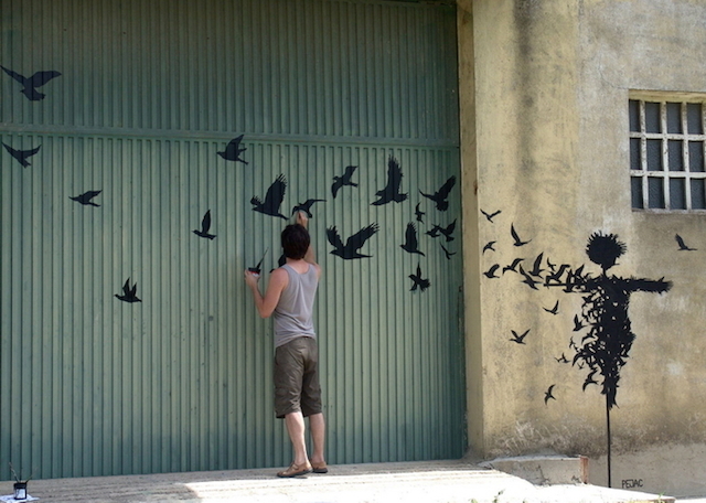 Pejac创意街头艺术欣赏