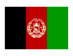 阿富汗国旗矢量图